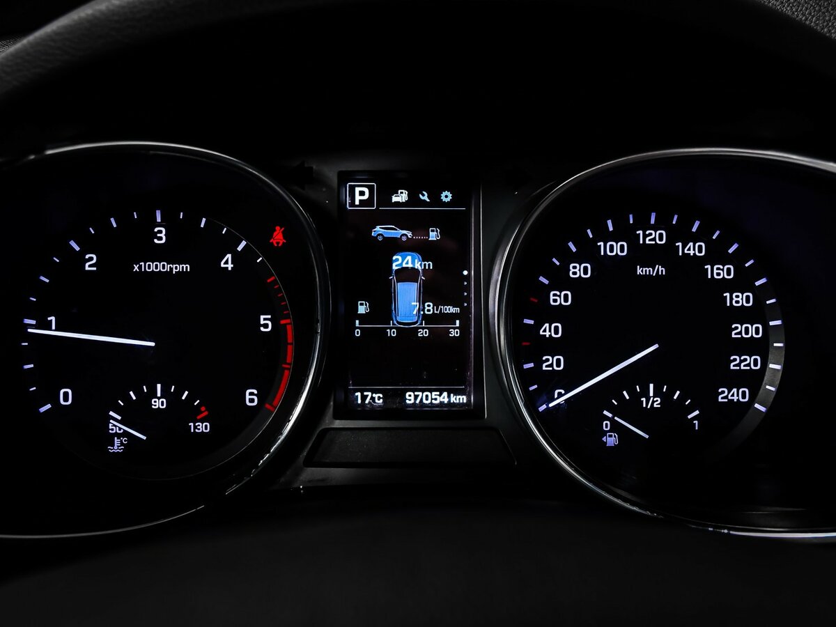 Hyundai Santa Fe б/у, 2017, Автоматическая. Фото: #9